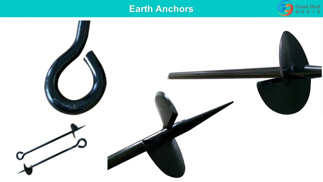 Anchoring Supplier Steel Welded Earth Anchor Screw Ground Anchor Auger Anchor Screw Anchor