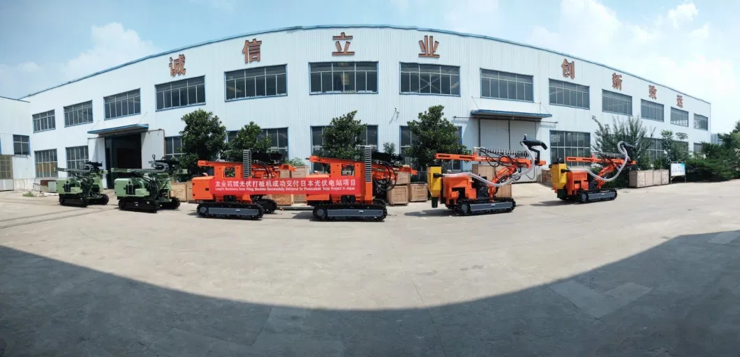 Rock Tracked Borehole Driller /Hydraulic Rotary Quarry Rock Drilling Rig / Bore Anchor Machine